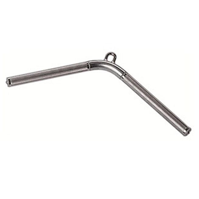 Angled triceps handle