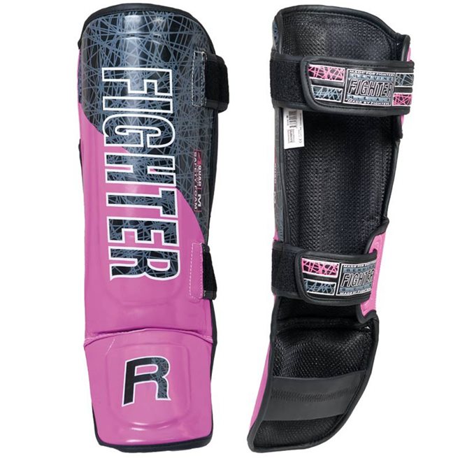 Fighter Thaibenskydd Boran Magenta Svart/Rosa