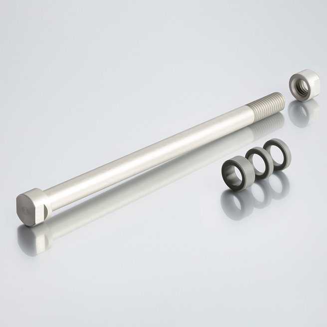 Trainer axle for E-Thru