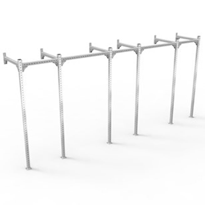 XF 80 Rig Wallmounted 3290 Narrow - Galvanized