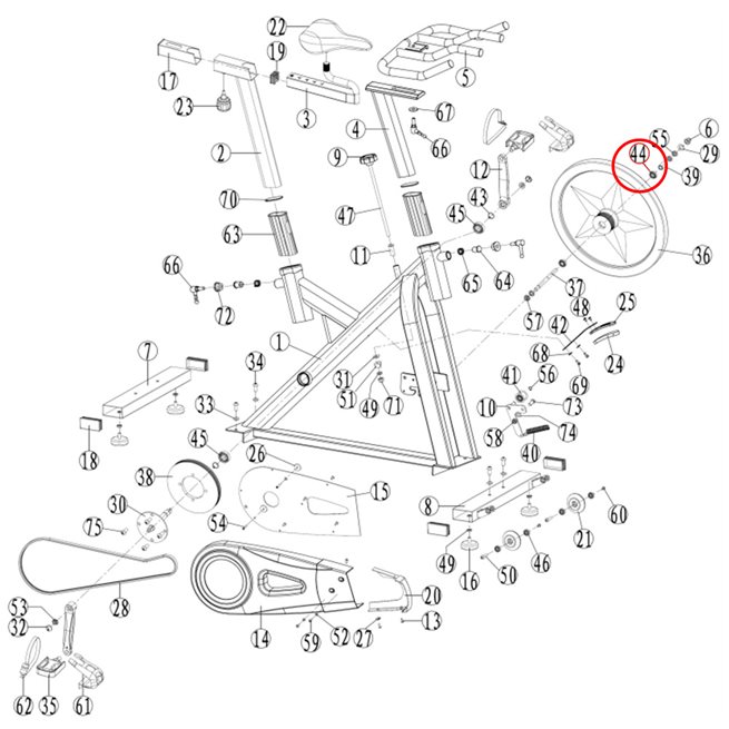 Abilica Racer WMN Bearing 44