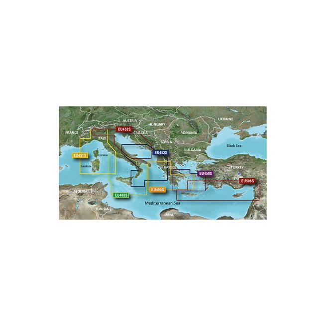 Athens and Cyclades Garmin microSD™/SD™ card: VEU450S