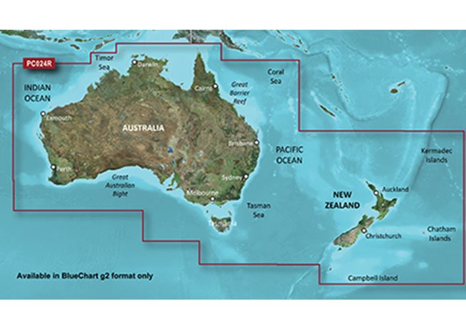 Australien + Nya Zeeland Garmin microSD™/SD™ card: HXPC024R