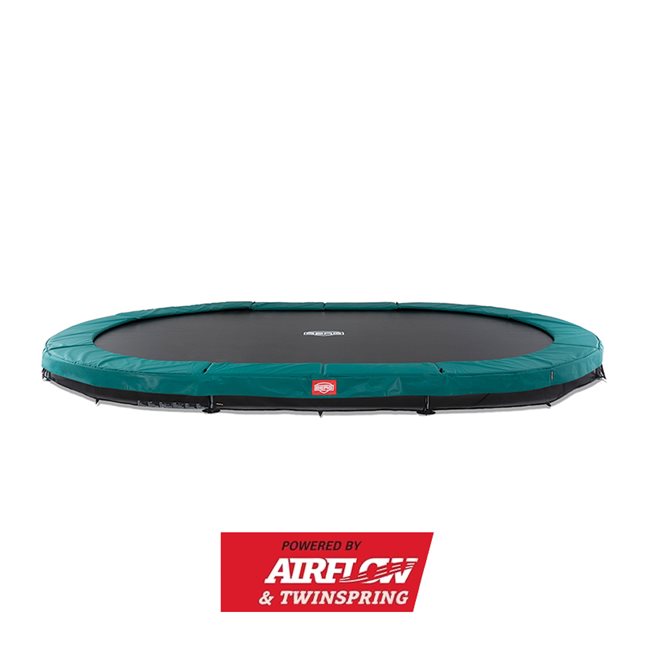 BERG Grand Champion Nedgrävbar Studsmatta 350 Grön