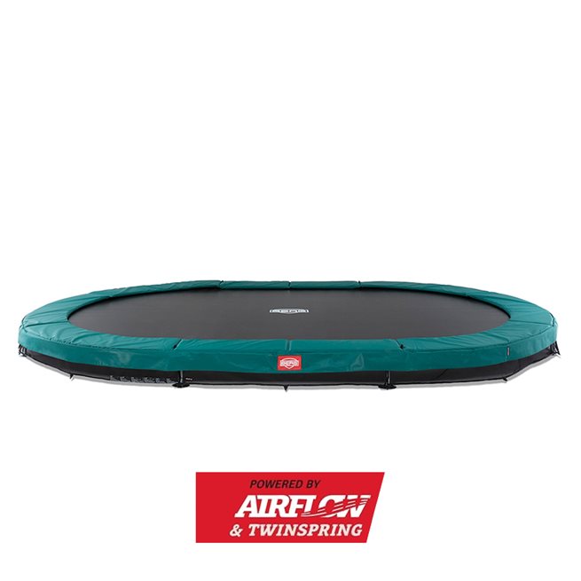 BERG Grand Champion Nedgrävbar Studsmatta 470 Grön