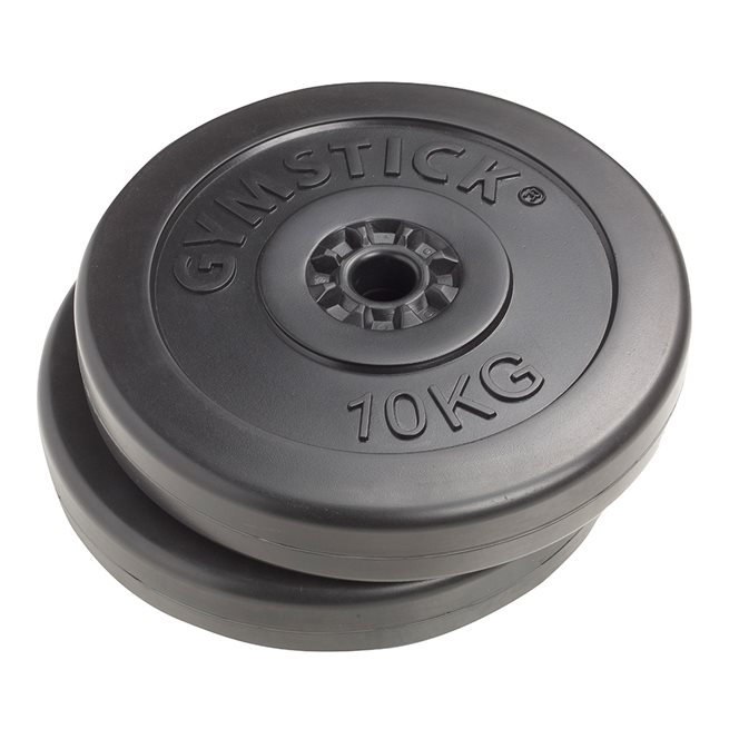 Gymstick Vinyl Plates - 2 x 10kg