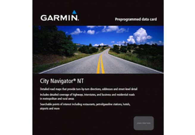 Mellanöstern + Nordafrika NT Garmin microSD™/SD™ card: City Navigator