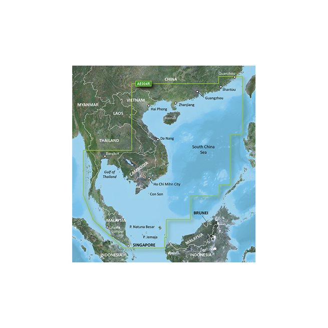 South China Sea Garmin microSD™/SD™ card: HXAE004R