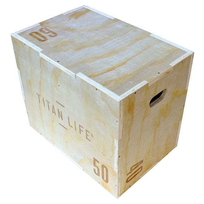 TITAN LIFE Plyo Boxes Wooden