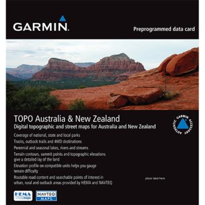 TOPO Australien + Nya Zeeland Garmin microSD™/SD™ card