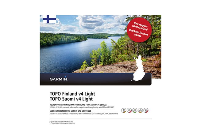 TOPO Finland v4 Light Garmin microSD™-/SD™-kort