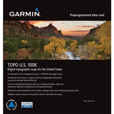 TOPO U.S. 100K Garmin microSD™/SD™ card
