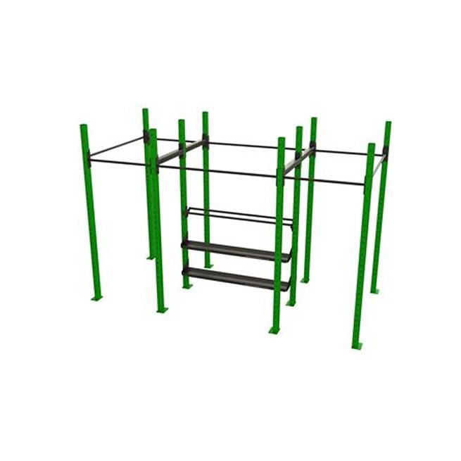 Element Fitness Power Rack With Shelves 4-1