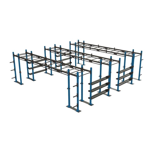 Element Fitness Triple Functional Training Bridge