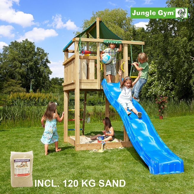 Jungle Gym Lodge lektorn komplett inkl. 120 kg