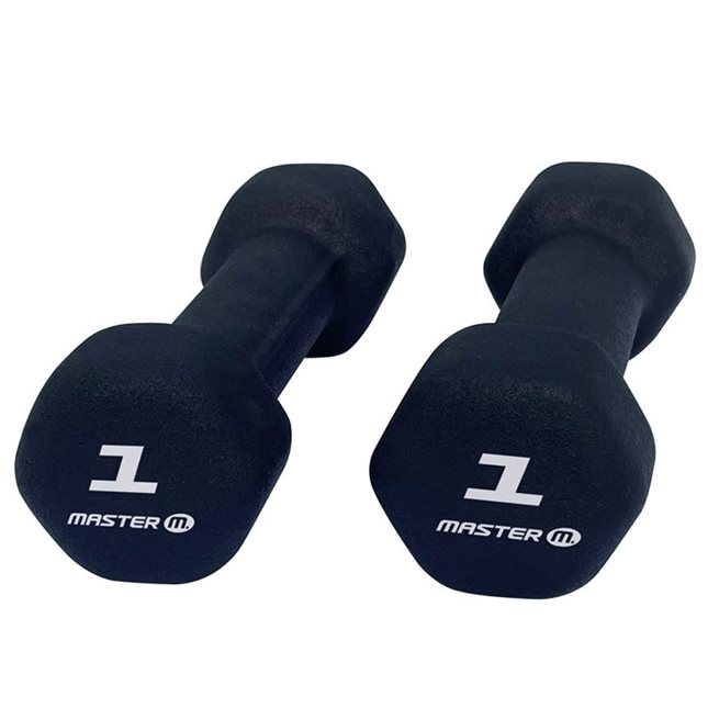Master Fitness Neoprenhantlar i par