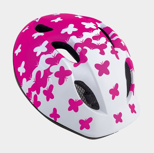 Met Superbuddy White Pink Butterflies/Matt