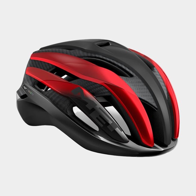 Met Trenta 3K Carbon Black Red Metallic/Matt Glossy
