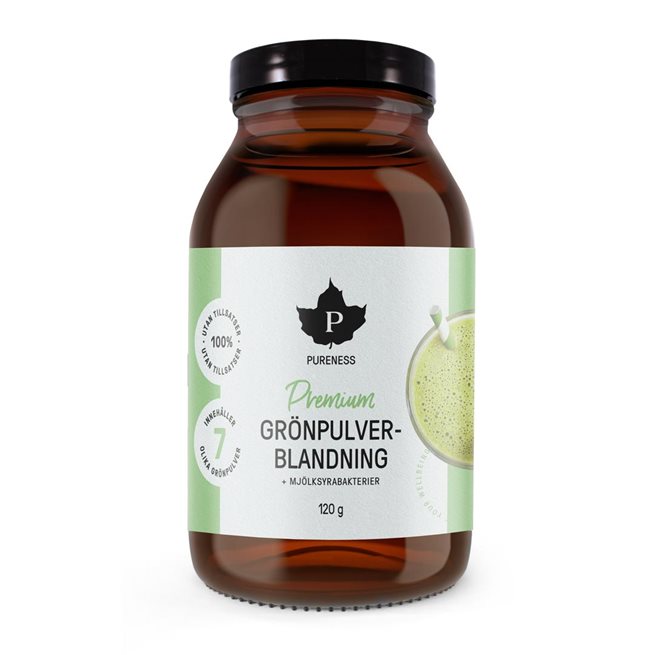 Pureness Grönpulverblandning + Mjölksyrabakterier