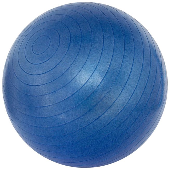 vidaXL Fitnessboll blå