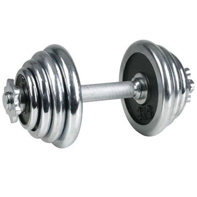 vidaXL Kromhantel 15 kg