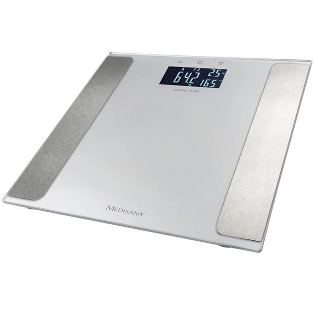 vidaXL Kroppsanalysvåg BS 410 Connect 180 kg silver