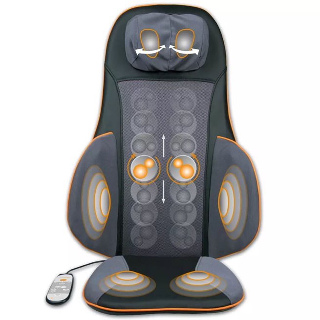 vidaXL Massagesits Shiatsu Akupressur