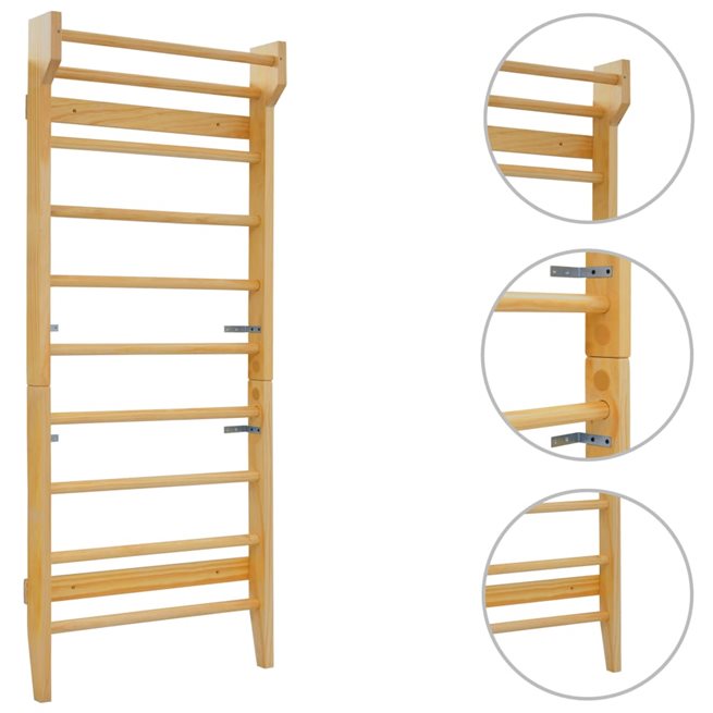 vidaXL Ribbstol 80x15