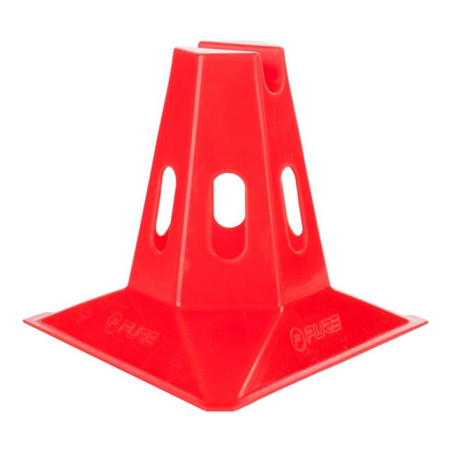 vidaXL Träningskoner 150 mm 6 st röda