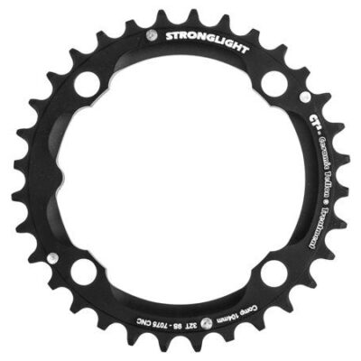 Absoluteblack Stronglight Drev Ø104 mm BCD 3x9-Speed NW Alu ONESIZE