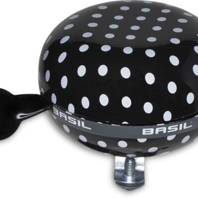 Basil Ringklocka Polkadot Big Bell svart/vitprickig