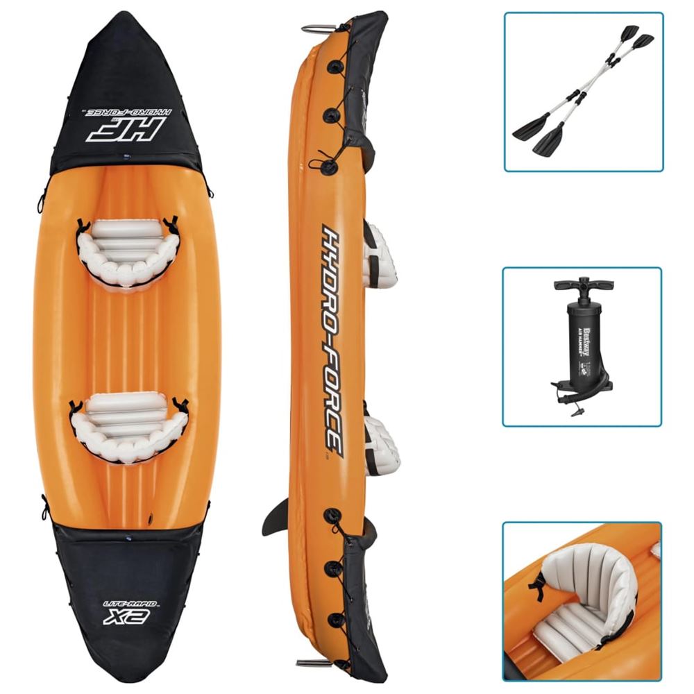 Bestway Uppsbar kajak set Hydro-Force Lite-Rapid x2