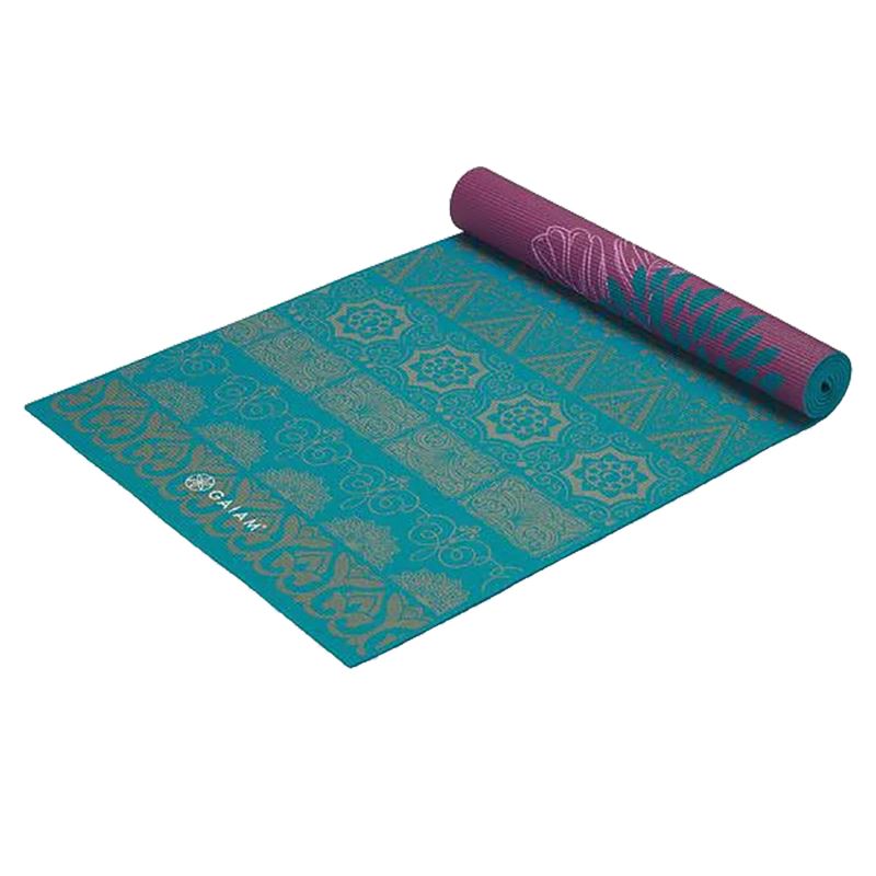 Gaiam Kiku Yoga Mat 6mm Premium Reversible