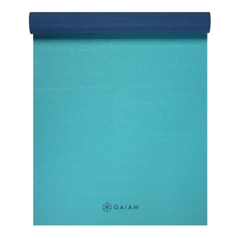 Gaiam Open Sea 2-Color Yoga Mat 4mm Classic