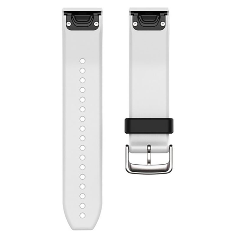 Garmin QuickFit 22-klockarmband. vit silikon