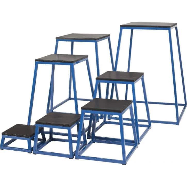 Gorilla Sports Plyo Box-paket - Metall Plyometrics 7