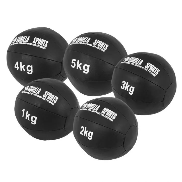 Gorilla Sports Slamballpaket - 1kg 2kg 3kg 4kg 5kg