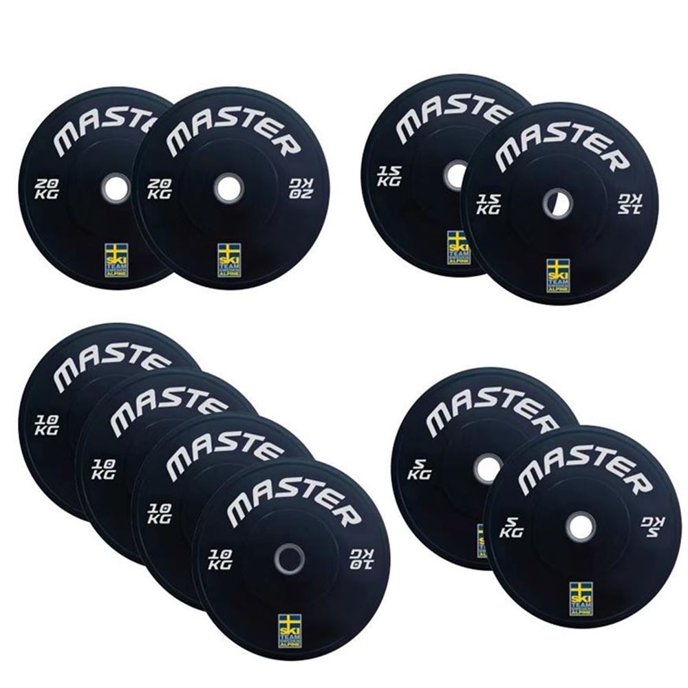 Master Fitness Bumper Set 120 kg SkiTeam