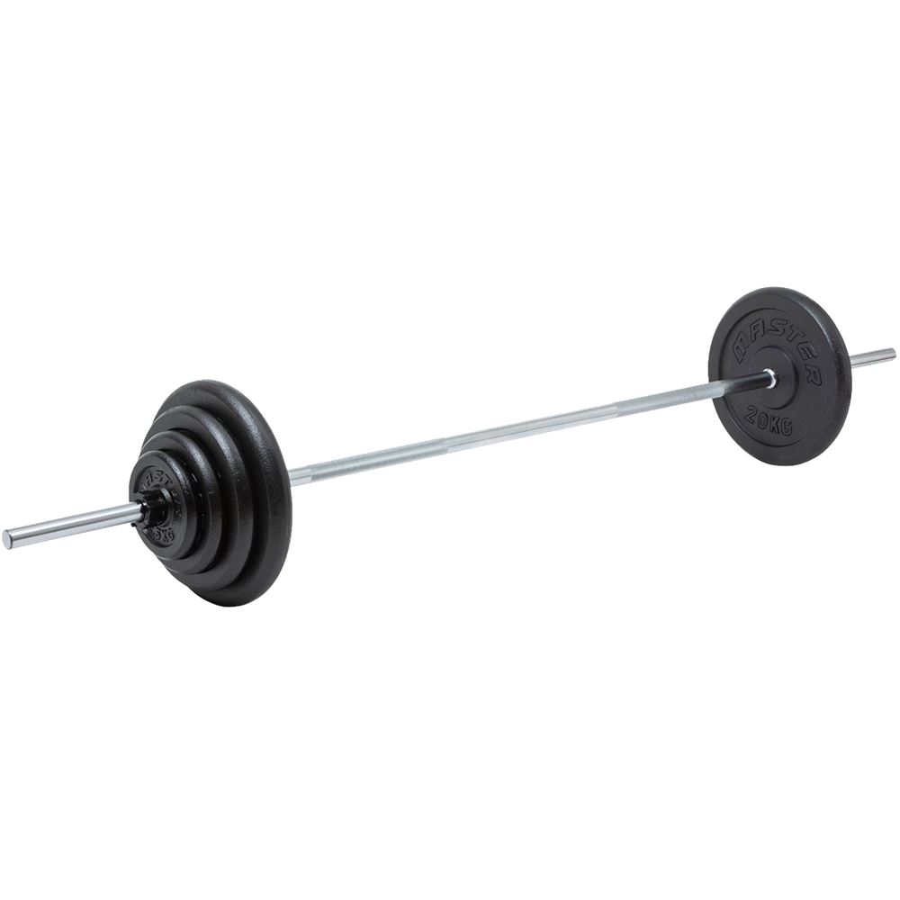 Master Fitness Skivstångsset 86 kg 30 mm
