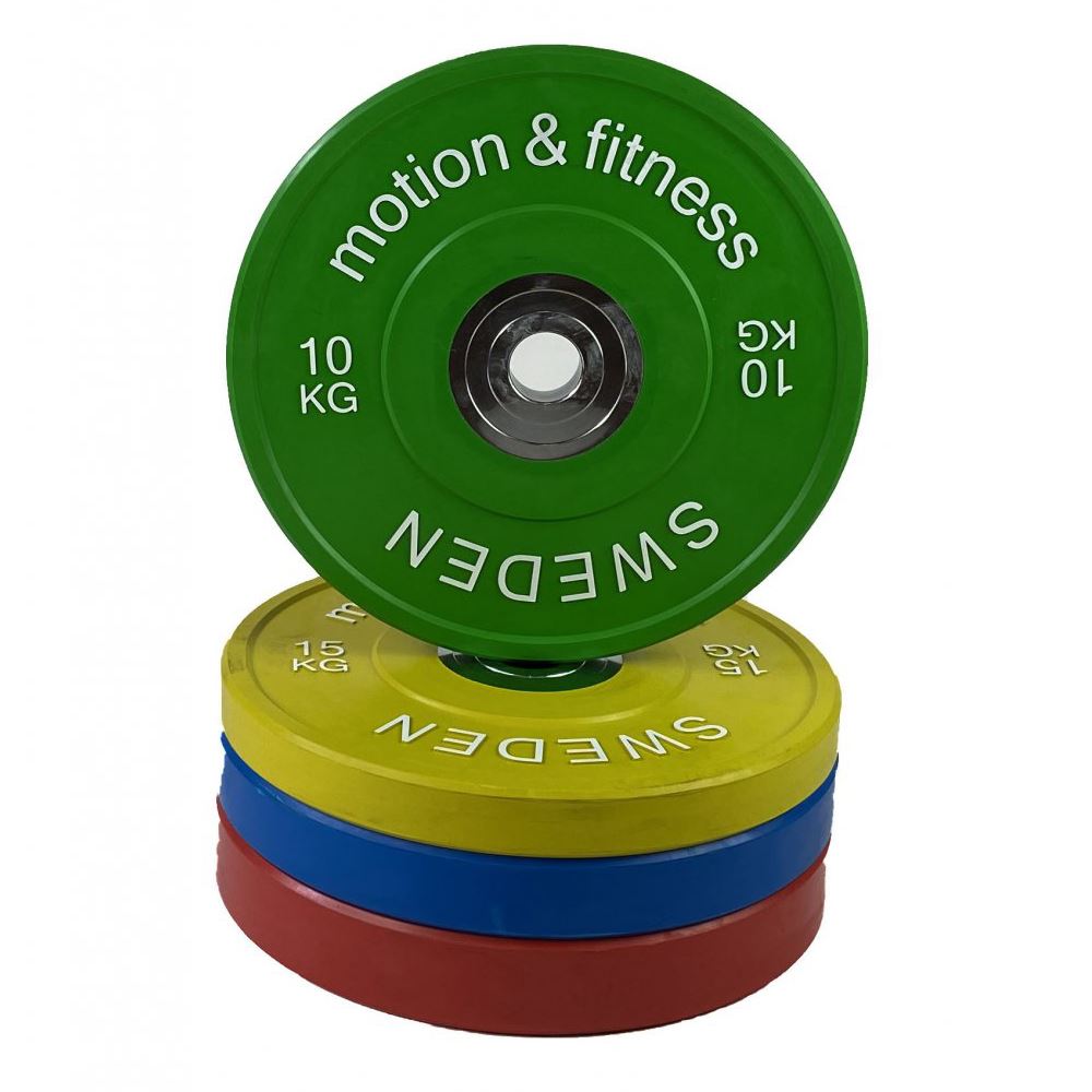Motion & Fitness PRO Bumperplate Färgad