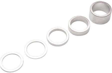 PRO Spacers Kit aluminium 1 1/8" svart 5 St