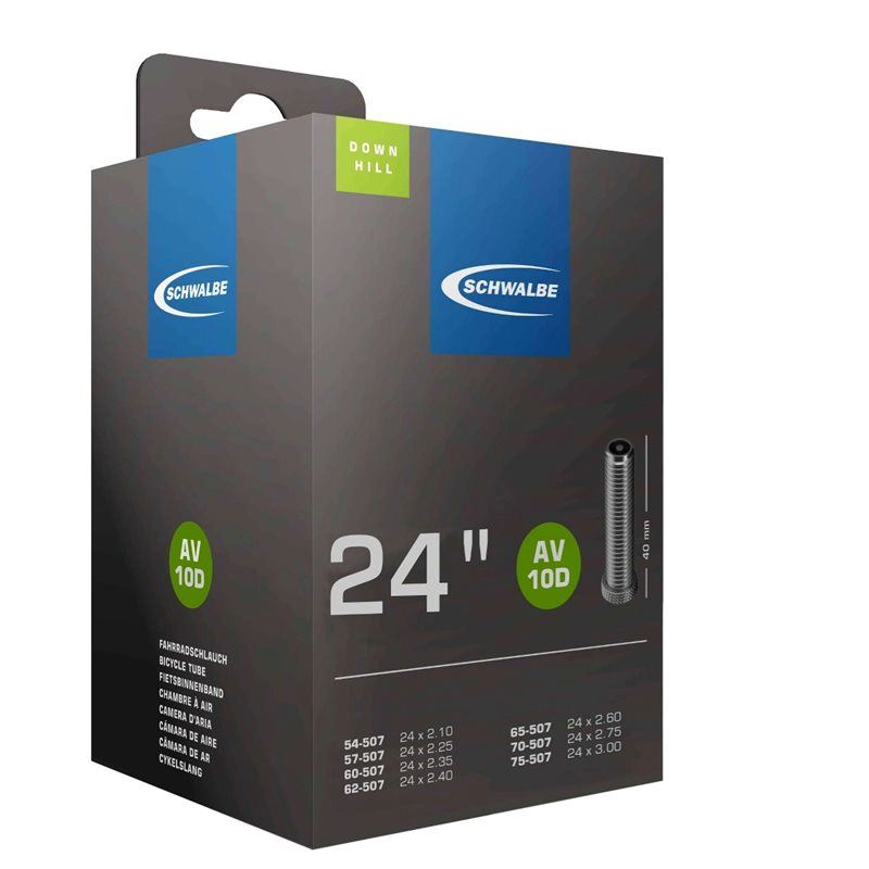 Schwalbe Cykelslang AV10D DOWNHILL 54/75-507 Bilventil 40 mm