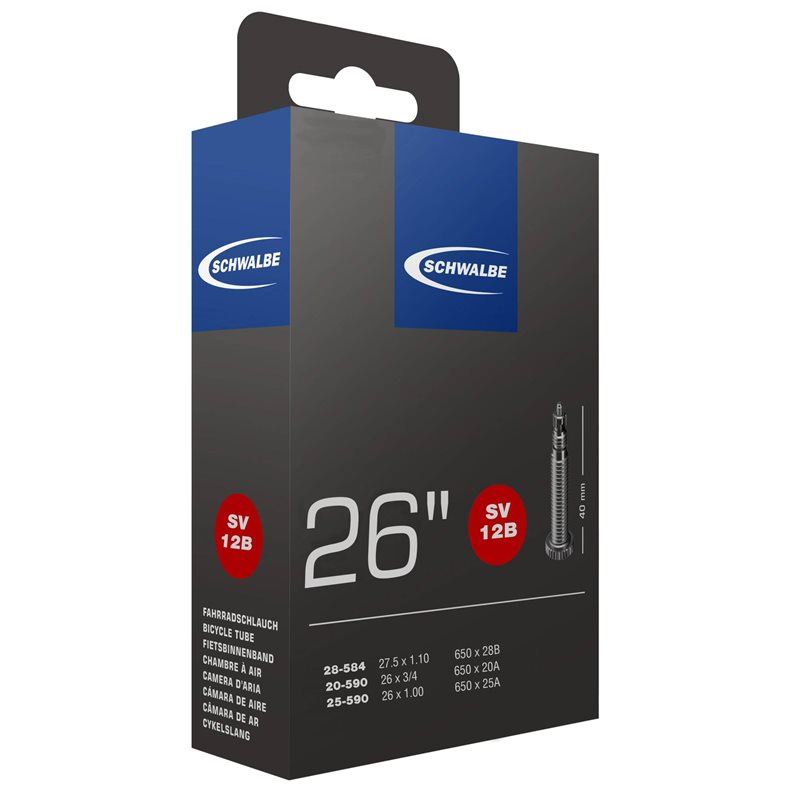 Schwalbe Cykelslang SV12B STANDARD 20/28-584/590Racerventil 40 mm