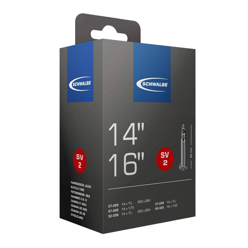 Schwalbe Cykelslang SV2 STANDARD 32/47-288/305 Racerventil 40 mm