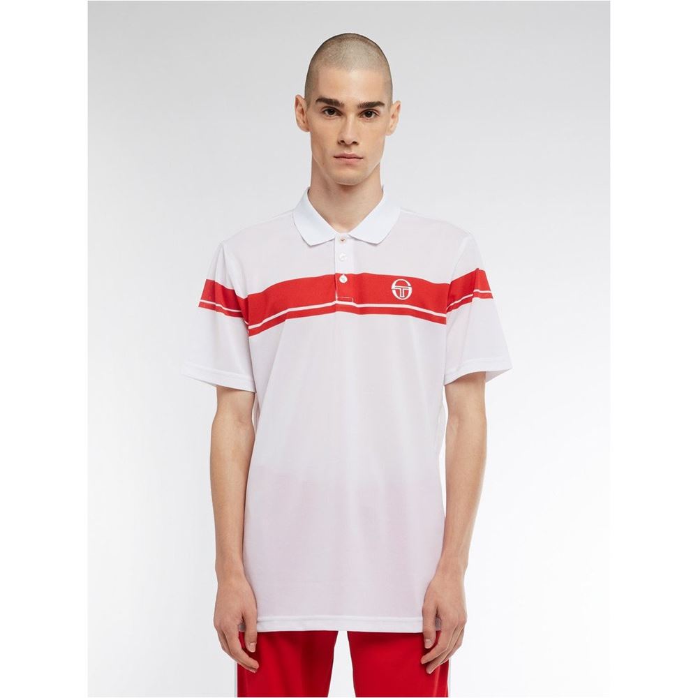 Sergio Tacchini Signature Polo White/Red