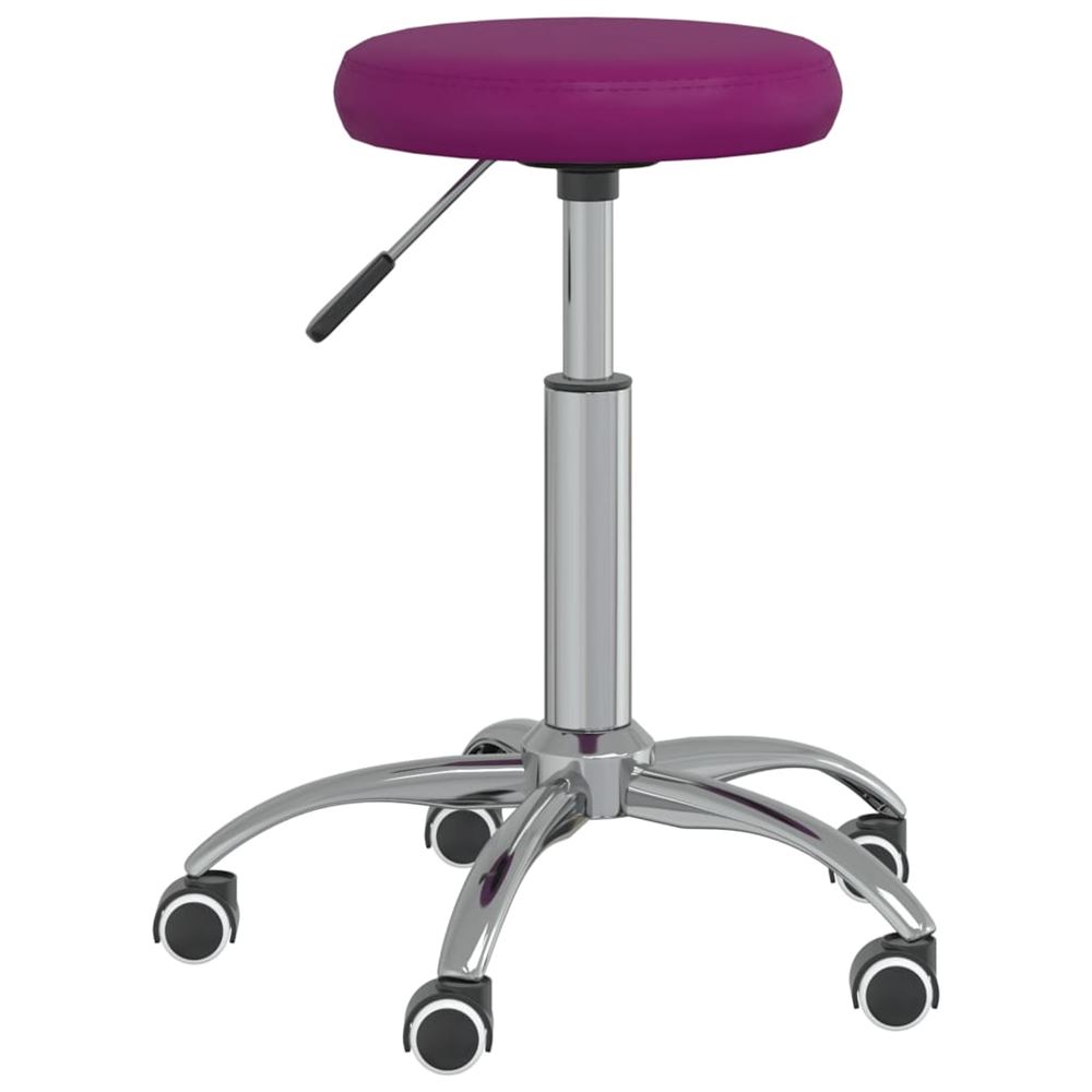 vidaXL Massagepall lila konstläder