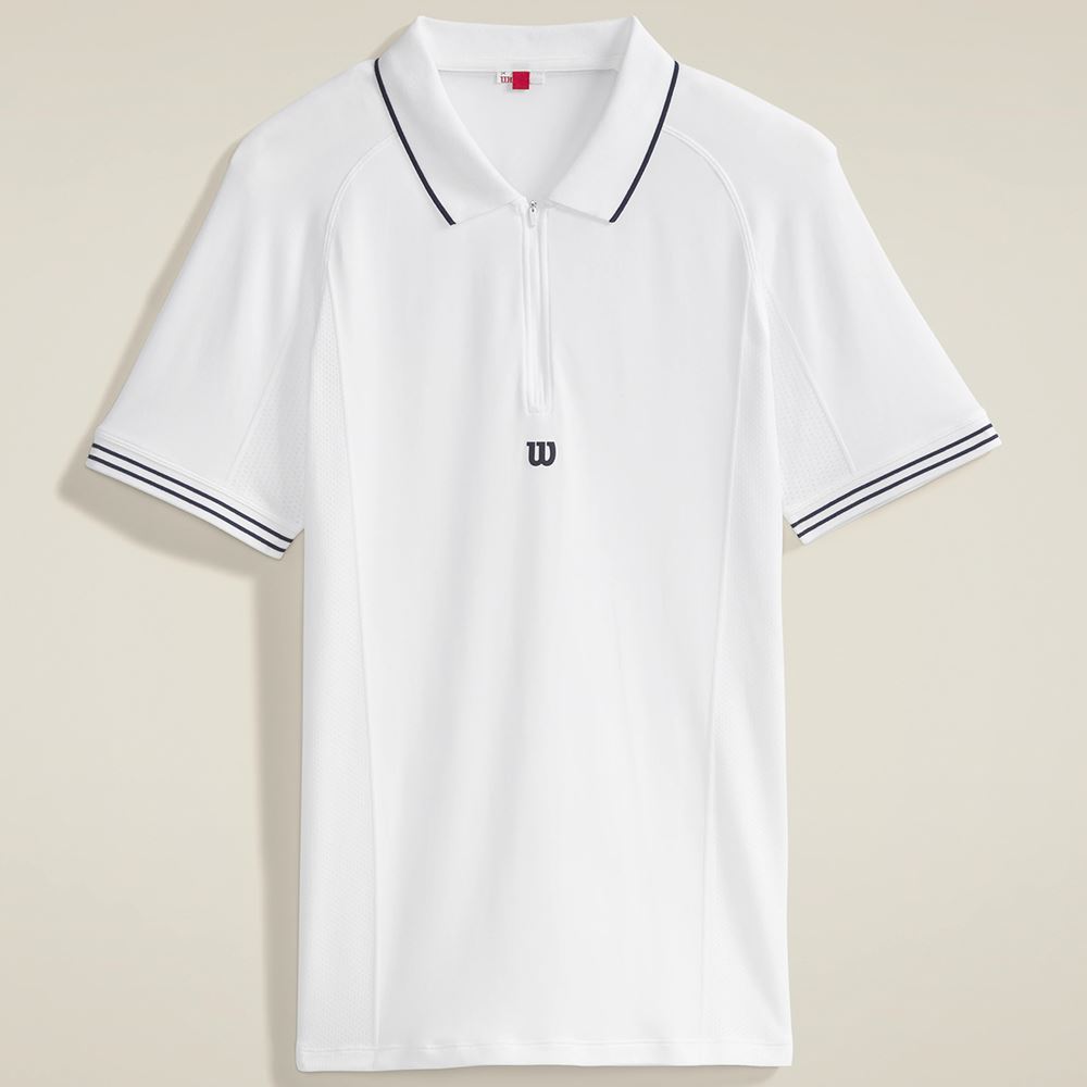 Wilson Players Seamless Polo Bright White