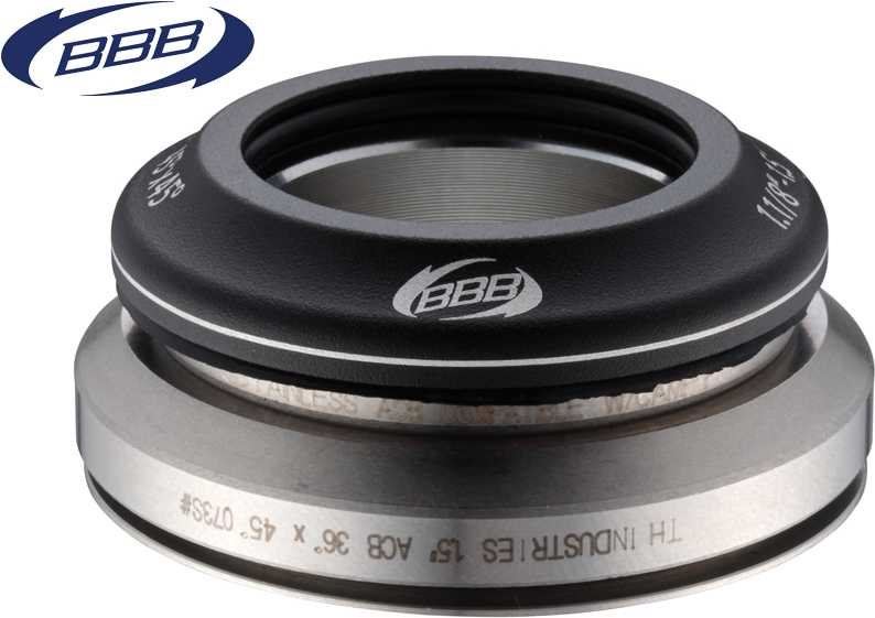 BBB Styrlager Tapered IS42/28.6 IS52/40 (1142/28.6 IS52/40 (11/8-1.5") 8 mm svart