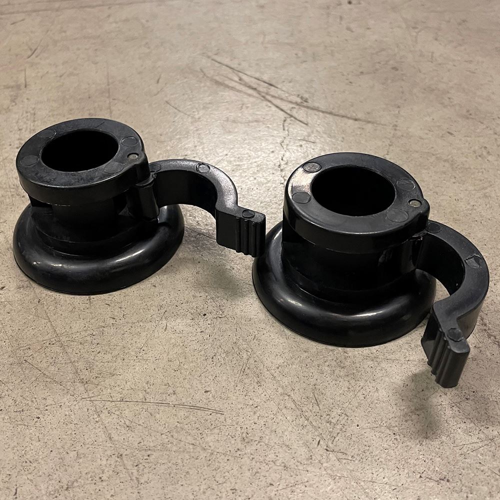 Master Fitness Snabblås ABS 25 mm Svart Modell (2 st)