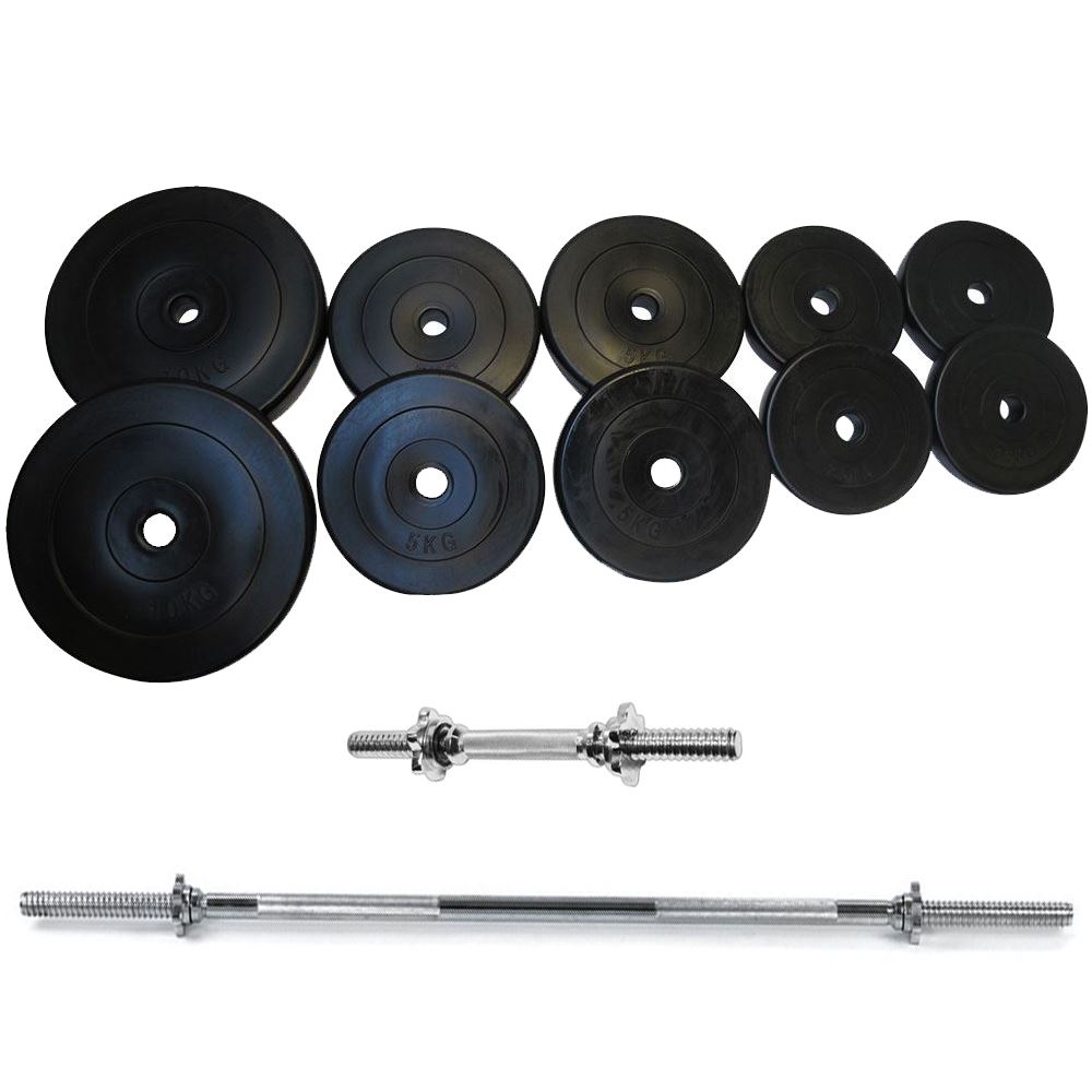 Titan LIFE Skivstångset Med Vikter 60 kg